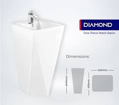 Pool Diamond One Piece Basin