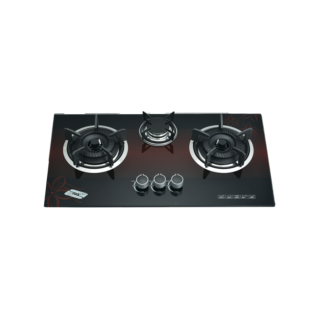 Bester 3 Burner Gas Hob G6 (Glass Series)