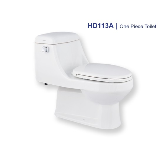 Porta HD113A One Piece Commode with Normal Seat Cover Porta