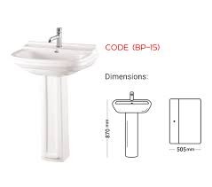 Master Code (BP-15) Basin Pedestal