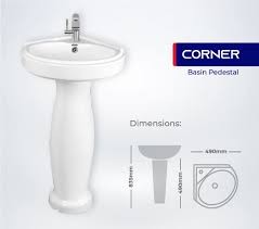 Pool Corner Basin Pedestal