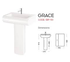 Master Grace Code (BP-10) Basin Pedestal