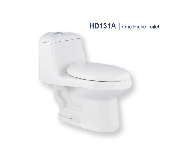 Porta HD131A One Piece Commode with Hydraulic Seat Cover Porta