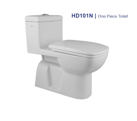 Porta HD101N One Piece Commode with Hydraulic Seat Cover Porta