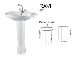 Master Ravi Code (BP-1) Basin Pedestal