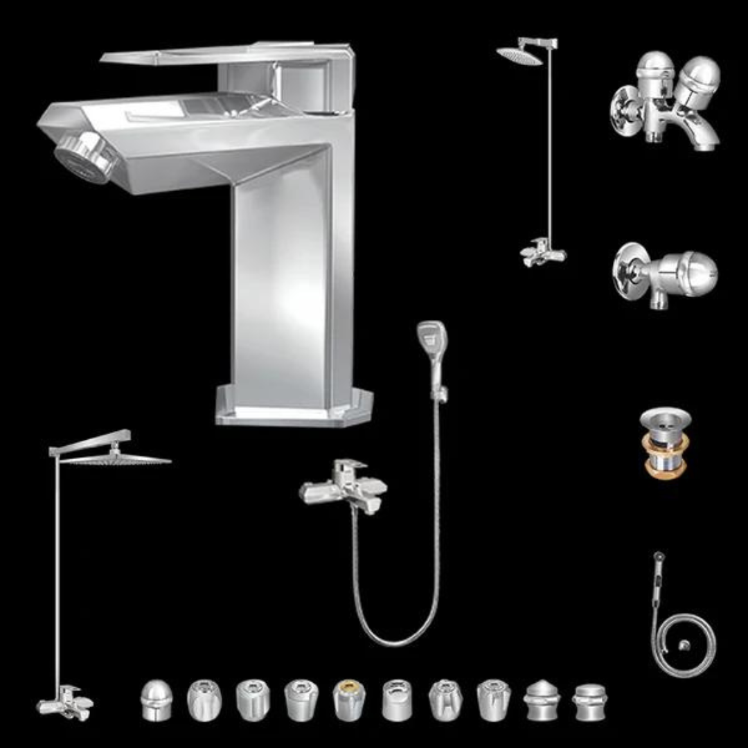 Master Sanitary Sapphire Lever Set - Gold Series