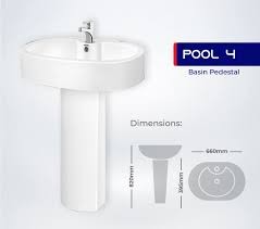 Pool 4 Basin Pedestal