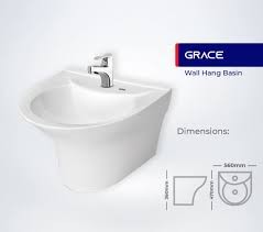 Pool Grace Wall Hanging Basin