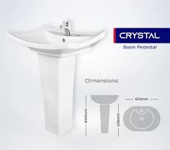 Pool Crystal Basin Pedestal