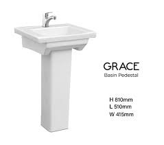 Dell Grace Basin Pedestal.