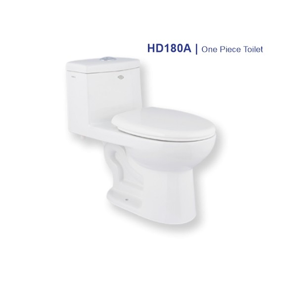 Porta HD180A One Piece Commode with Hydraulic Seat Cover Porta