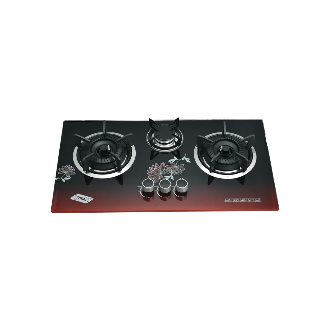 Bester 3 Burner Gas Hob G5 (Glass Series)