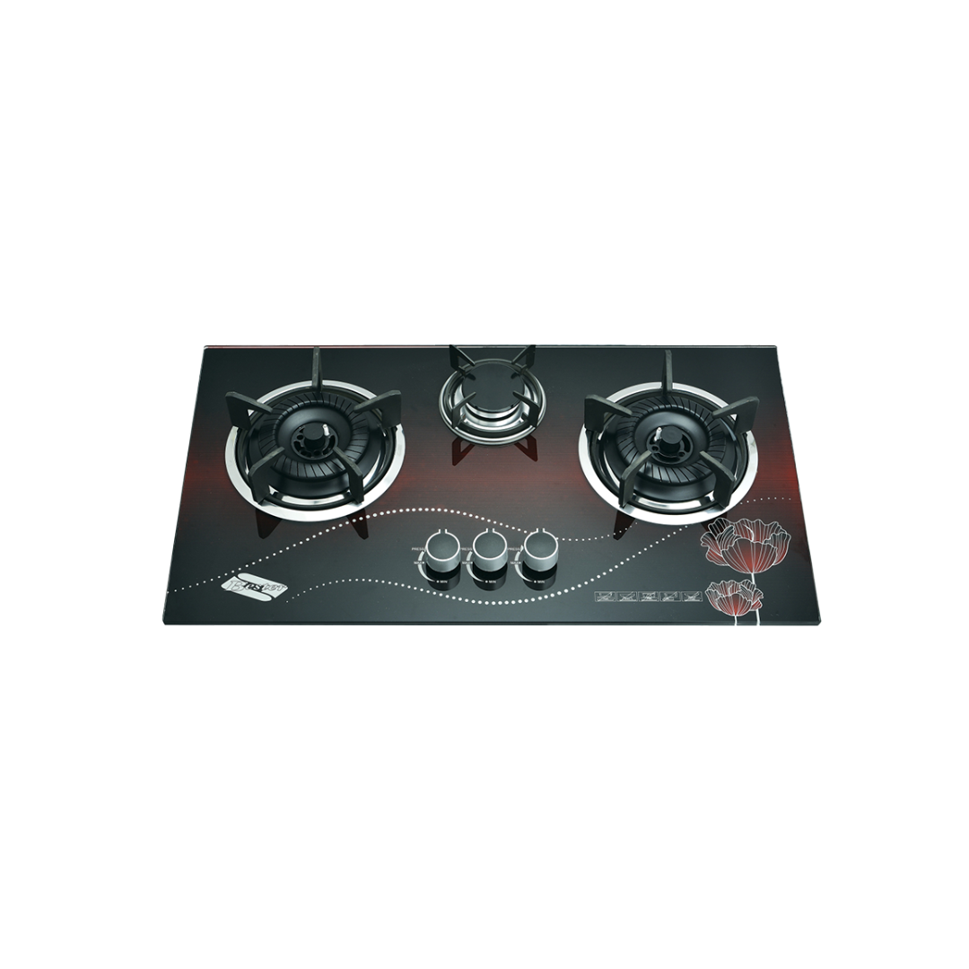 Bester 3 Burner Gas Hob G4 (Glass Series)