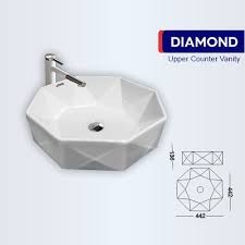 Pool Diamond Vanity