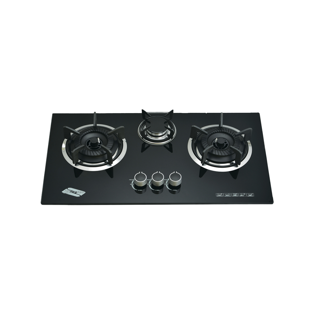 Bester 3 Burner Gas Hob G2 (Glass Series)