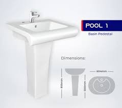 Pool 1 Basin Pedestal