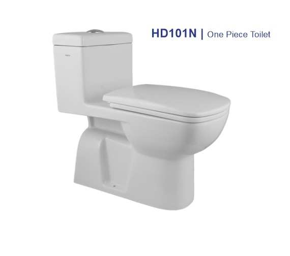 Porta HD101N One Piece Commode with Hydraulic Seat Cover Porta