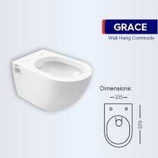 Pool Grace Wall Hanging Commode