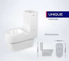 Pool Unique 2 Piece Commode