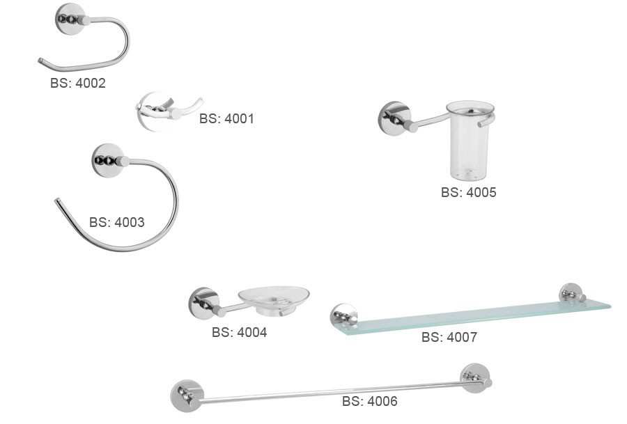 Dawn Brass Accessories Set 4001