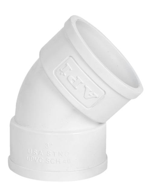 API UPVC Elbow 45°