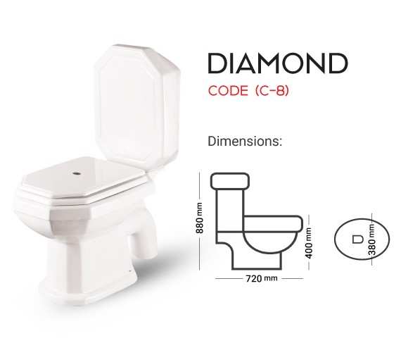 Master Diamond (C-8) Commode