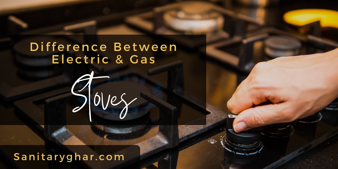 What is the difference between electric and gas stove?